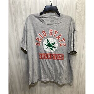 OHIO STATE Women's (Size XL) Short Sleeve Crew Neck T-Shirt Buckeyes